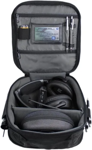 Miniatura 5 de Bolsa para Auriculares de Piloto Flight Level, Bolsa para Auriculares de Aviación