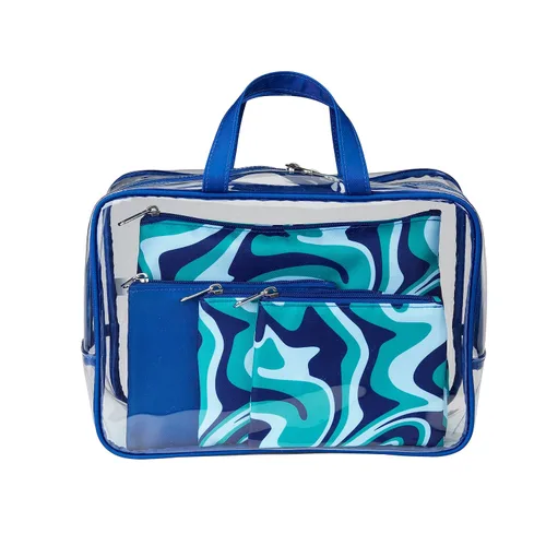 Miniatura 16 de Conair Set de 5 piezas de artículos de tocador y bolsa de cosméticos por menos de $30, incluye 4 bolsas de maquillaje y 1 peine de viaje