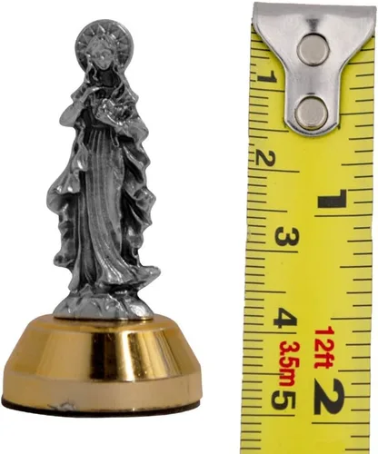 Miniatura 3 de Base de estatuas de figuras sagradas surtidas de alta calidad Estatuas de 2 pulgadas Figura de Jesús Santos y Virgen María para automóvil