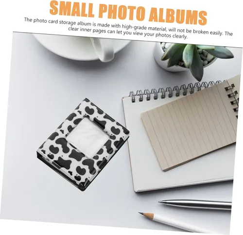 Miniatura 8 de Holibanna Álbum de colección de postales, portarretratos portátil, diseño transparente para álbumes familiares, almacenamiento de fotos