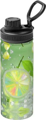 Miniatura 12 de Colorful Clouds Printed Insulated Water Bottle, 18oz Stainless Steel Funny Travel Mug, Leakproof Hot & Cold for Sports, Gym, Hiking