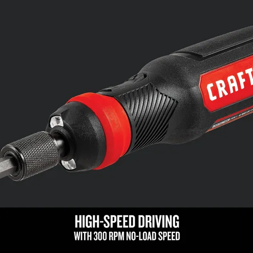 Miniatura 5 de CRAFTSMAN Juego de destornilladores eléctricos de 4 V, 300 RPM, puerto de carga micro USB, indicador de carga de batería de 3 etapas (CMHT66718B20)