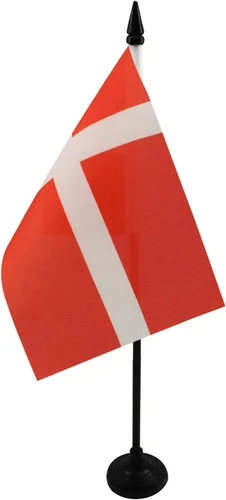 Miniatura 8 de United Kingdon Coat of arms Table Flag 5'' x 8'' - UK - British - England Desk Flag 21 x 14 cm - Black plastic stick and base - AZ FLAG Escudo
