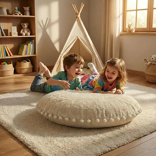Miniatura 7 de Mandala Life ART Funda de cojín para el suelo bohemia – Decoración de lujo para habitación artesanal, funda de puf para meditación, yoga y área
