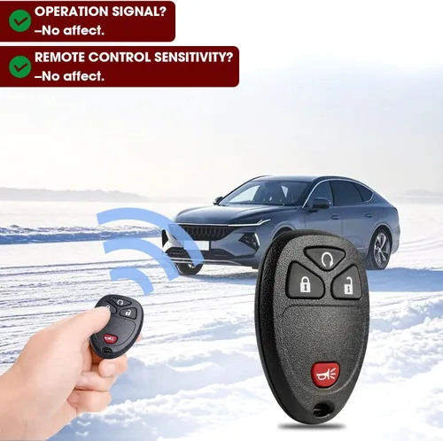 Miniatura 7 de Paquete de 2 fundas para llavero para Chevy Silverado 1500 2500 3500 HD Avalanche Equinox Express Traverse GMC Yukon Sierra Acadia Savana Buick