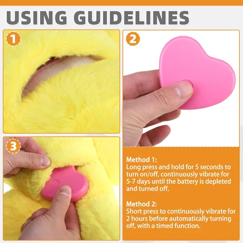 Miniatura 5 de KOOLTAIL Juguete calmante de pato para perros, juguete de peluche para aliviar la ansiedad, juguete de peluche para cachorros, entrenamiento