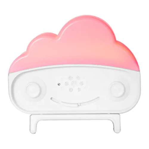 Happiest Baby SNOObie - Máquina inteligente de ruido blanco, máquina de sonido portátil para bebés con luz nocturna, 12 sonidos relajantes para