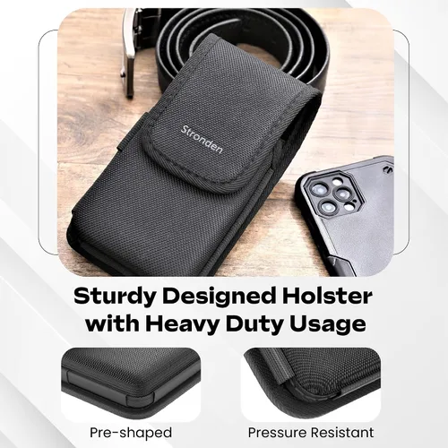 Miniatura 6 de Stronden Funda resistente para Samsung Galaxy S26, S25, S24, S23, Google Pixel 10, 10a, 9, 9a, 8, 7a – Funda de nailon de grado militar, funda