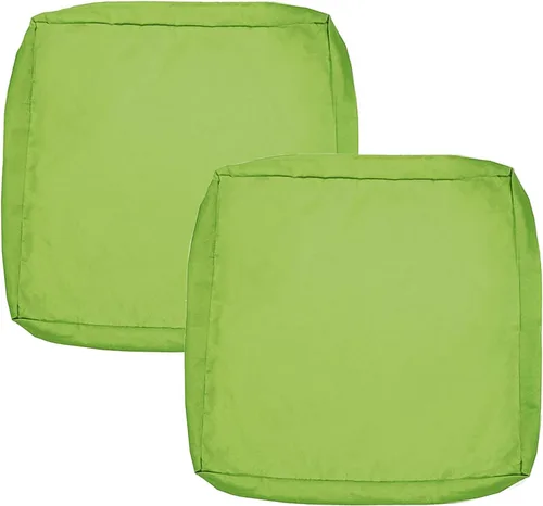 Miniatura 32 de Sqodok - Fundas para cojines de patio de 18 x 18, fundas impermeables para cojines de exterior de repuesto, 2 unidades, fundas para asientos