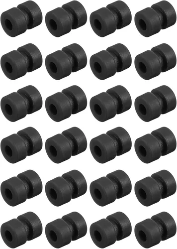 Miniatura 7 de MECCANIXITY RC Bolas de Goma Anti Vibración para Controlador de Vuelo RC F4 F7 M3x6.6mm (Negro), Paquete de 12