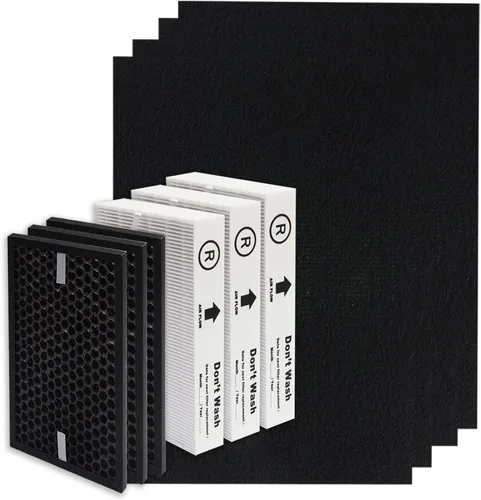 PUREBURG Filtro HEPA de repuesto compatible con purificadores de aire Honeywell InSight HPA5300B HPA5350 y PowerPlus HPA3300, HRF-R3 (filtro R),