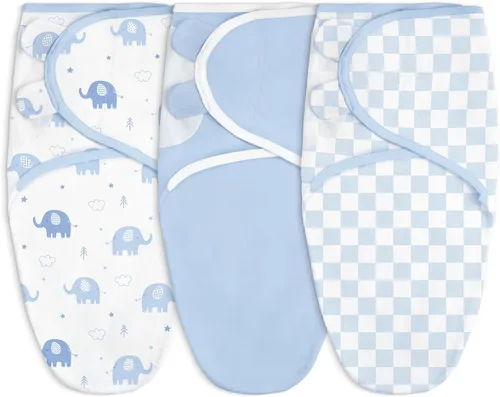 Miniatura 19 de Manta para bebé, 0-3 meses, saco de dormir de algodón con brazos, mantas para recién nacido