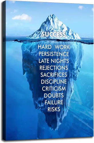 Miniatura 52 de Lienzo inspirador para pared, póster inspirador de águila animal, emprendedor, cita positiva, ilustración, decoración de oficina, marco de regalo