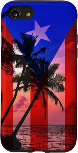 Miniatura 17 de iPhone 11 Tropical Ocean Vibes Bandera de Puerto Rico - Funda del Orgullo Puertorriqueño