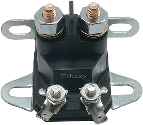 Miniatura 3 de Solenoide de arranque para tractor de césped compatible con tractores Troy Bilt, John Deere, Zero-Turn, Toro, MTD