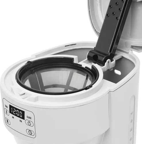 Miniatura 4 de Haden Chelsea - Cafetera digital de goteo de 10 tazas con jarra de vidrio, gris y cromo