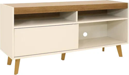 Miniatura 10 de Sunnydaze Soporte de TV moderno Mid-Century para TV de 58 pulgadas, soporte de entretenimiento para sala de estar, estudio o habitación familiar