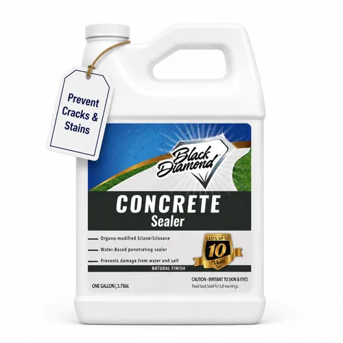 Sellador de concreto en aerosol impermeabilizante penetrante transparente. El mejor sellador más duradero para calzadas, adoquines de cemento para