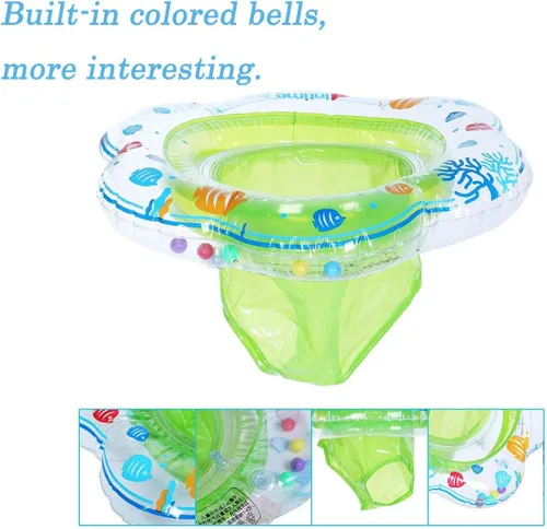 Miniatura 3 de Baby Swimming Float Ring,Baby Inflatable Pool Floatie Baby Water Float Infant Swim Pool Rings for Toddler Kid Age 6-48 Months, Bathtub Toys Pool