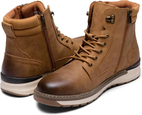 Miniatura 4 de Vostey - Botas para hombre tipo chukka, cómodas y casuales