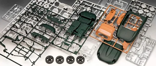 Miniatura 7 de ドイツレベル(Revell) Nivel alemán 07687 1/24 Jaguar E-Type Roadster Modelo de plástico