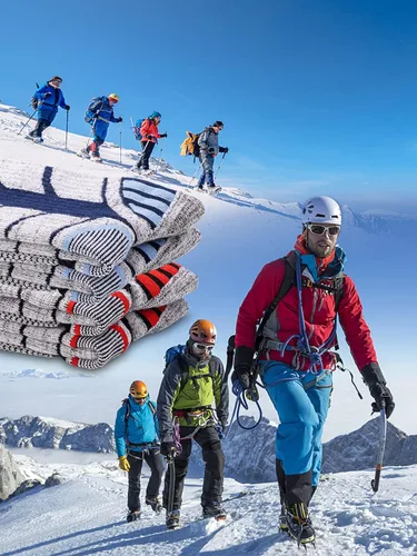 Miniatura 6 de Calcetines de esquí para mujeres y hombres, calcetines térmicos para esquí y snowboard, clima frío, calcetines de rendimiento de invierno, paquete