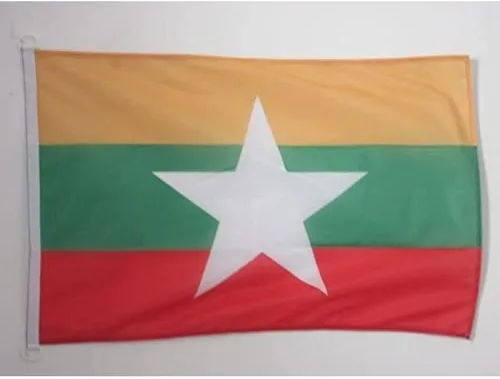 Miniatura 159 de Bandera Náutica Venezuela 18'' x 12'' - Banderas Venezolanas 11.8 x 17.7 in - Banner 12x18 in para barco - AZ FLAG