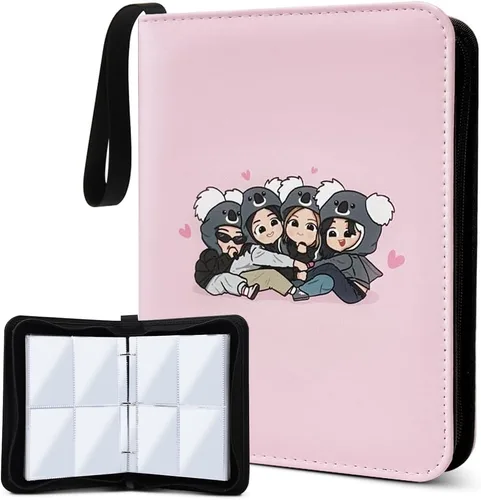 Miniatura 8 de Carpeta para tarjetas fotográficas con 400 bolsillos, libro con mangas, álbum de fotos para tarjetas Lomo