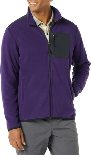 Tienda Essentials - Chaqueta de vellón con cremallera completa para hombre (disponible en tallas para personas grandes y altas)