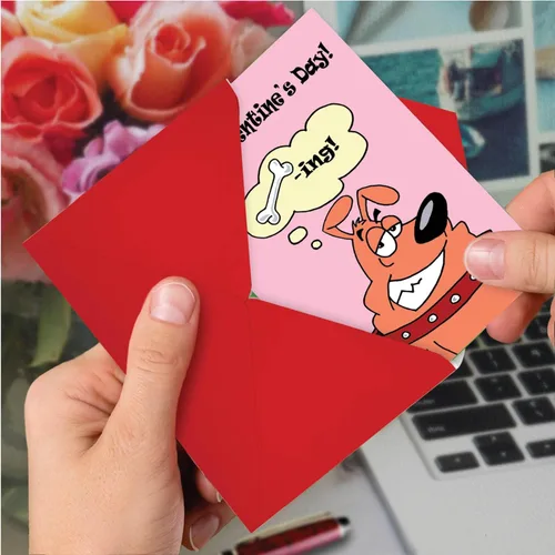 Miniatura 6 de NobleWorks - Tarjeta de felicitación de amor para el día de San Valentín con sobre de 5 x 7 pulgadas (1 tarjeta) día festivo, Boning 2164