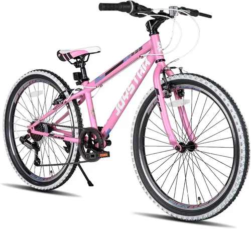 Miniatura 9 de JOYSTAR Lubbock 20 24 Inch Kids Bike for Boys & Girls Ages 7-12 Years Hardtail Mountain Bike for Kids with 1-Speed/7-Speed Drivetrain, White Wall