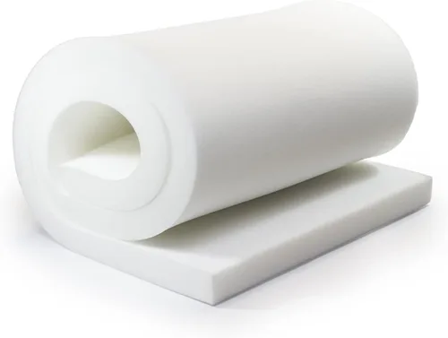 Cojín AK TRADING tapizado de espuma de alta densidad. Para reemplazar planchas de espuma o rellenos de asientos. Tamaño 0.5 x 24 x 72 pulgadas.