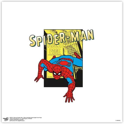 Miniatura 9 de Trends International Gallery Pops Marvel Spider-Man - Póster de pared retro Spotlight Daily Bugle para pared, 12.00 x 12.00 pulgadas, versión