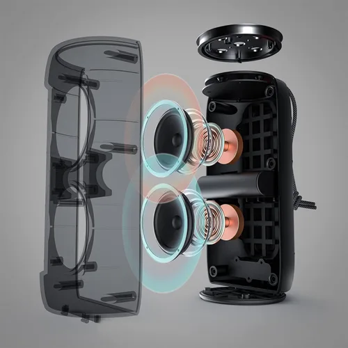 Miniatura 3 de Monster S310 Altavoz Bluetooth mejorado, altavoz portátil de 30 W, sonido estéreo 360° con graves potentes, emparejamiento TWS, impermeable IPX6