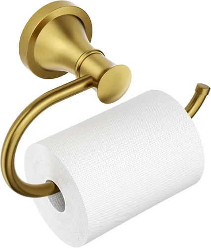 Miniatura 9 de BESy Soporte de papel higiénico de bronce aceitado con aceite, accesorios de baño de bronce aceitado, colgador de papel higiénico, montado