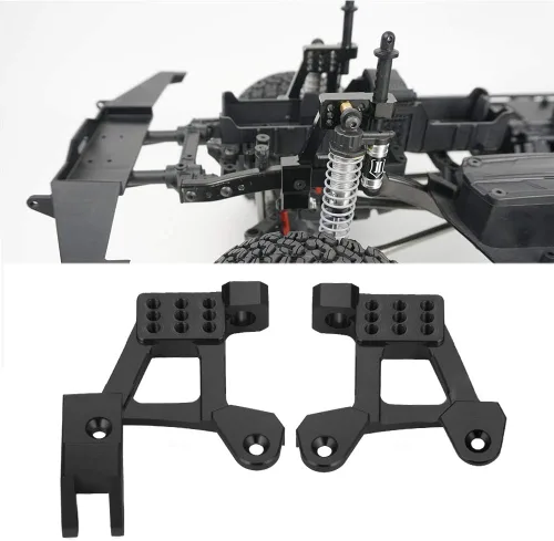Miniatura 4 de RCLions Torres de choque ajustables delanteras y traseras de aluminio, aros de choque para Axial SCX10 ii actualizaciones 90046/90047 escala 1/10 RC