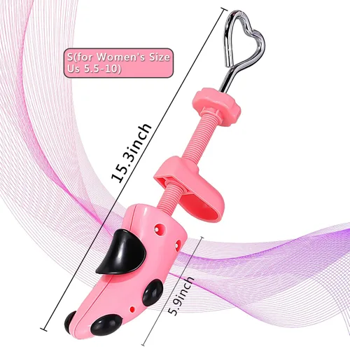 Miniatura 3 de Msentuo Estirador de zapatos, longitud y ancho ajustables para hombres y mujeres, ampliador de zapatos ajustable de 4 vías