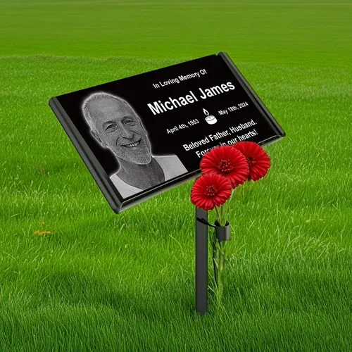 Miniatura 7 de Placa conmemorativa personalizada para mascotas, perros, gatos, lápida grabada personalizada, piedra conmemorativa para un ser querido perdido
