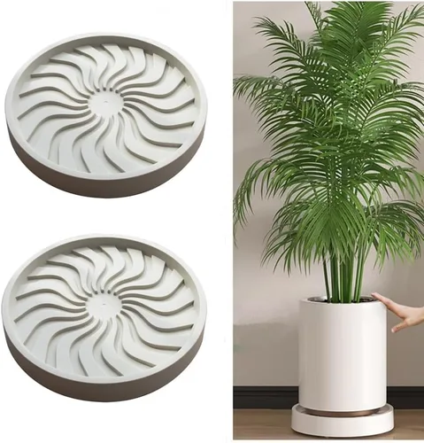 Yiting Heavy Duty Plant Caddy with Wheels 2pack - 11 inch Rolling Plant Stand for Potted Plants, Plant Dolly with Casters , Plant Roller Pot Base