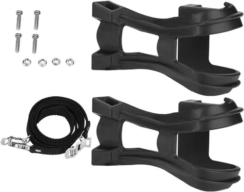 Clips y correas para los dedos del pedal, clips para los dedos, clips ajustables para los dedos del pie y correas para ciclismo, carretera,