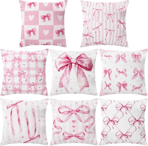 Miniatura 11 de 8 fundas de almohada de regreso a la escuela, 18 x 18 pulgadas, composición, fundas de almohada para cuadernos, fundas de almohada para el aula