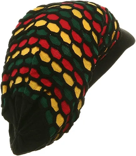 Miniatura 3 de Nuevo Sombrero Largo Rasta Miel Negro RGY, Miel Rasta