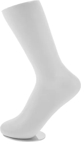 Zerodeko Muestra de pie de maniquí Pulsera de tobillo Modelo de calcetín Modelo de pie femenino para calcetines minoristas Soporte de exhibición de