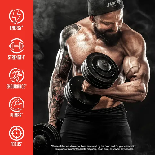 Miniatura 3 de JNX SPORTS The Curse! Fruit Punch - Polvo de preentrenamiento con creatina, preentrenamiento de energía extrema para hombres y mujeres, 50
