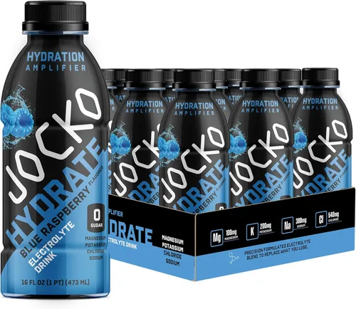 Jocko Fuel Hydrate - Bebidas con electrolitos – Amplificador de hidratación de bebidas deportivas, saciador de la sed, mezcla de electrolitos