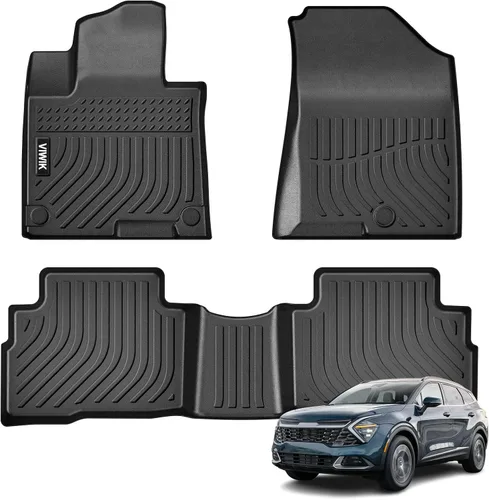Miniatura 13 de VIWIK Alfombrillas de Piso para Kia Sorento de 7 asientos 2016-2020 S/L/LX/EX/SX/SX Limited, Alfombrillas de Coche Automotrices 3D Antideslizantes
