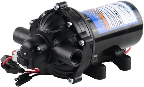 Miniatura 13 de Everflo EF1000-BOX - Bomba de diafragma de 12 V en caja con puertos de manguera de 3/8 pulgada, 1,0 GPM