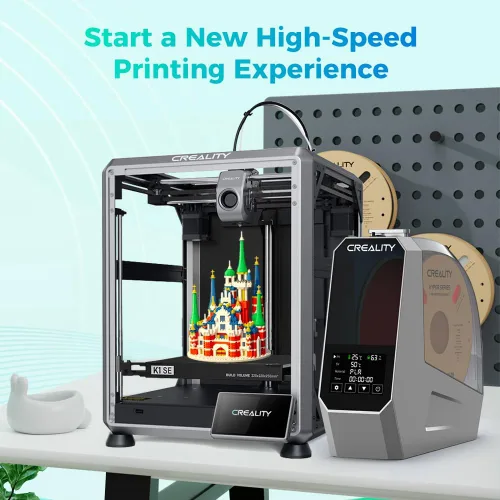 Miniatura 7 de Creality Space Pi - Secadora de filamentos de impresora 3D, calentamiento rápido de 360°, caja de secado, almacenamiento de filamento con calentador
