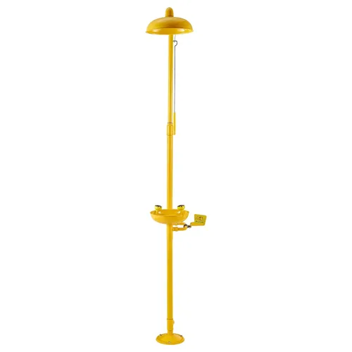 Miniatura 12 de VEVOR Estación de lavado de ojos de ducha de emergencia, 34.25 x 15.75 x 91.73 pulgadas, combinación de lavado de ojos y ducha de acero inoxidable