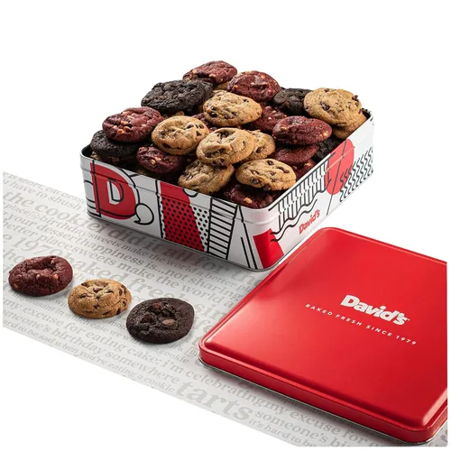 Miniatura 13 de David's Cookies Galletas recién horneadas – Deliciosa variedad suave hecha a mano – Exquisito regalo gourmet para amigos y familiares en ocasiones
